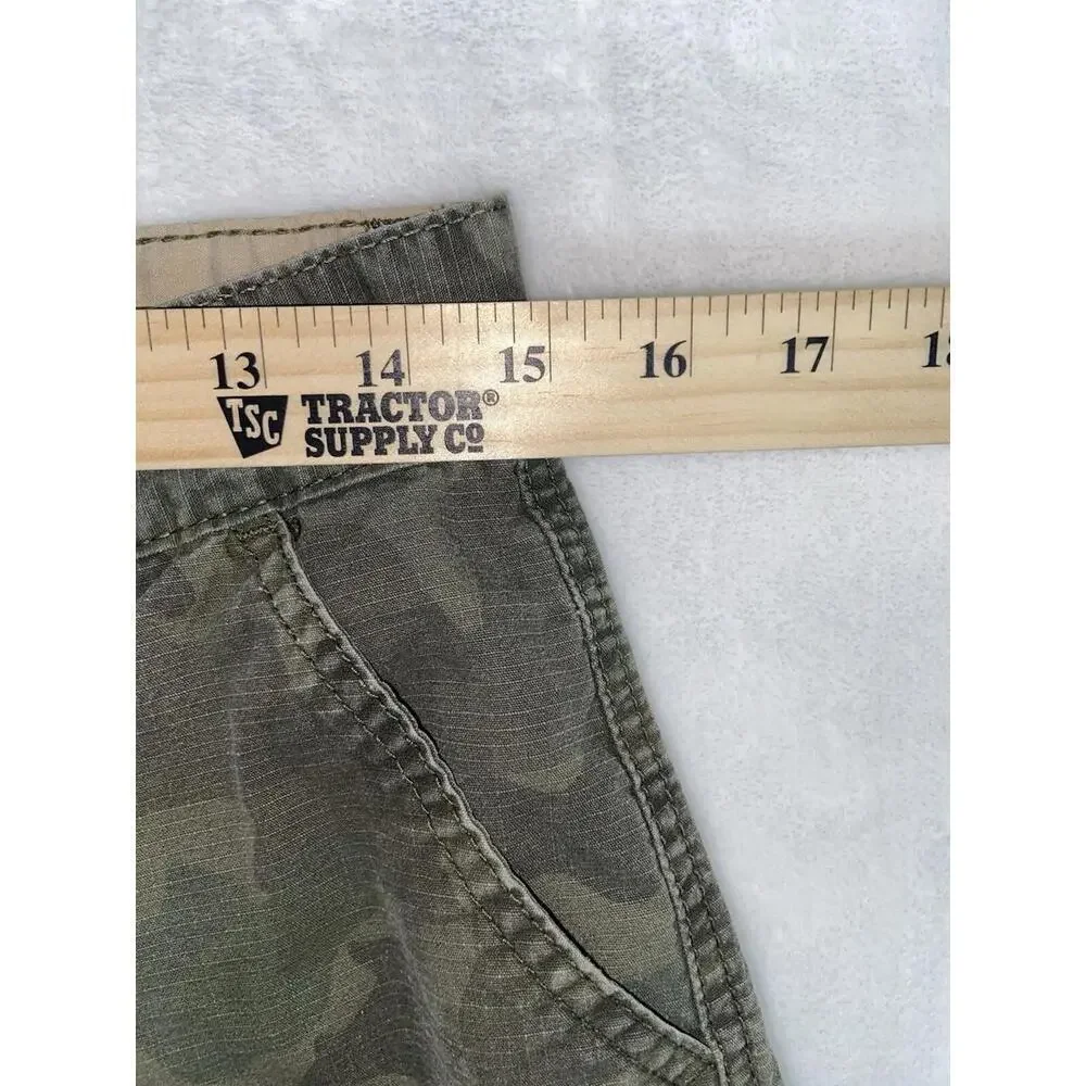 Levis Shorts Mens 18 Regular 29 Waist Camouflage Military Workwear Cargo Casual